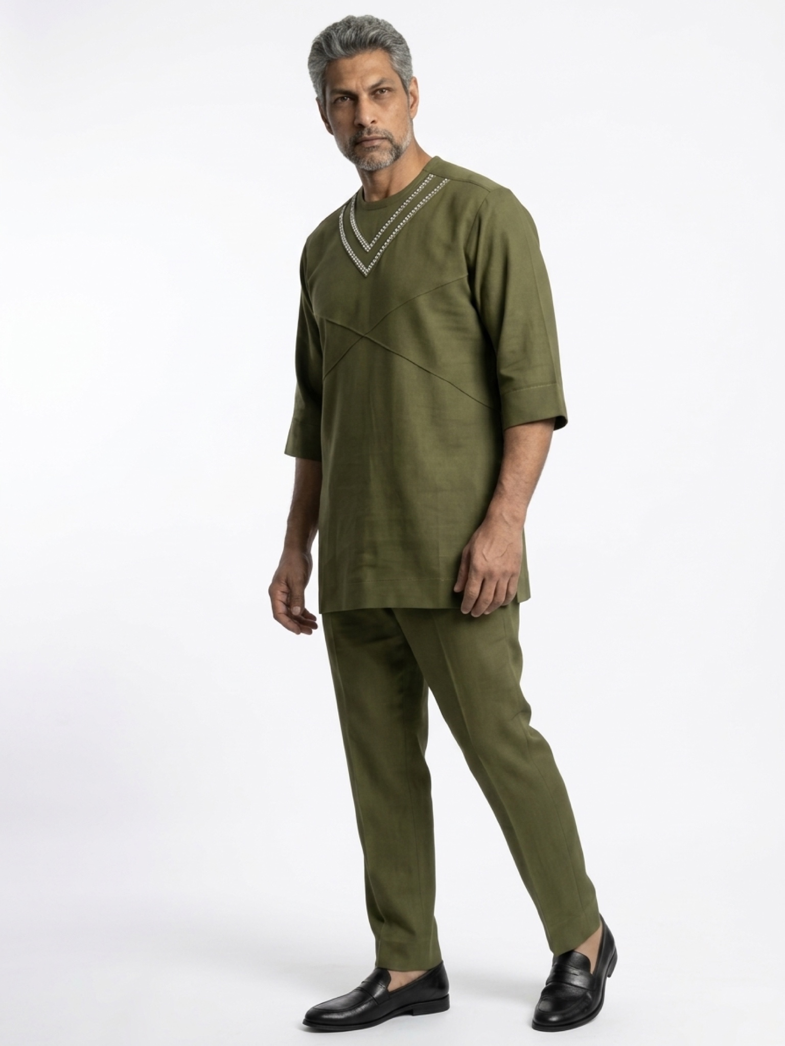 The Olive Tactical V-Stitch Set