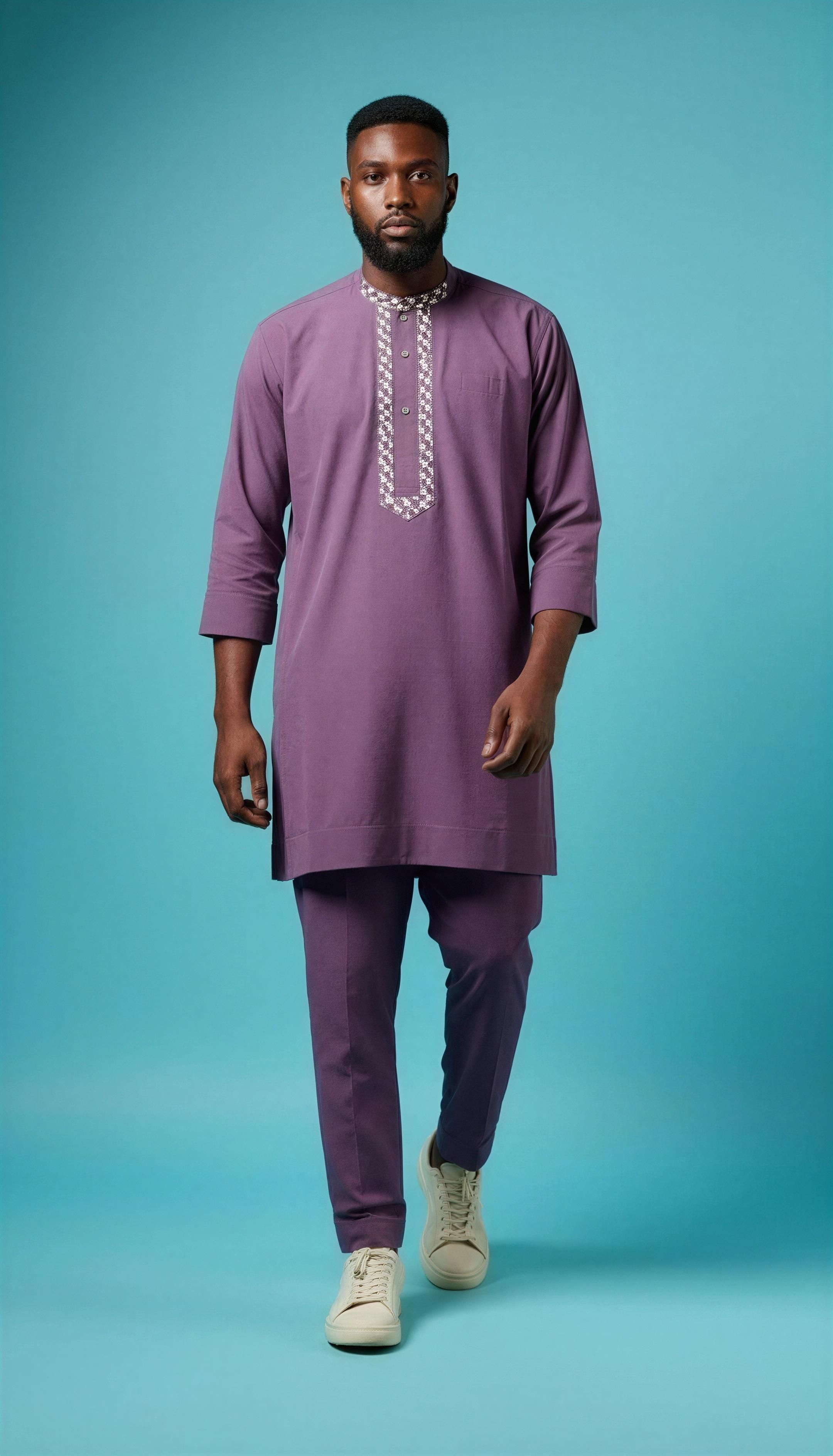 The Royal Violet Kaftan